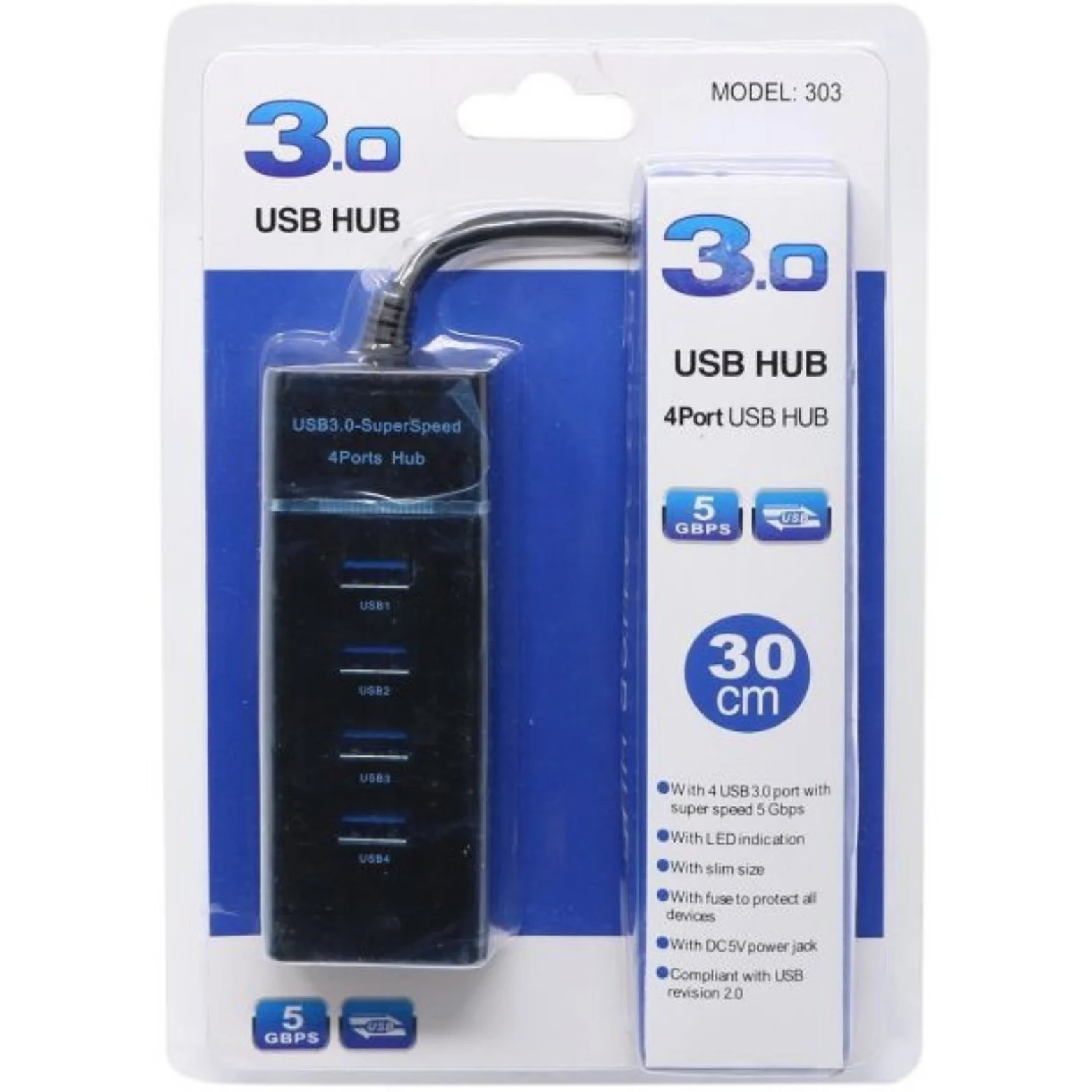 USB Hub 3.0 4 Port Price in Bangladesh | High Speed Multi USB Splitter Black BD