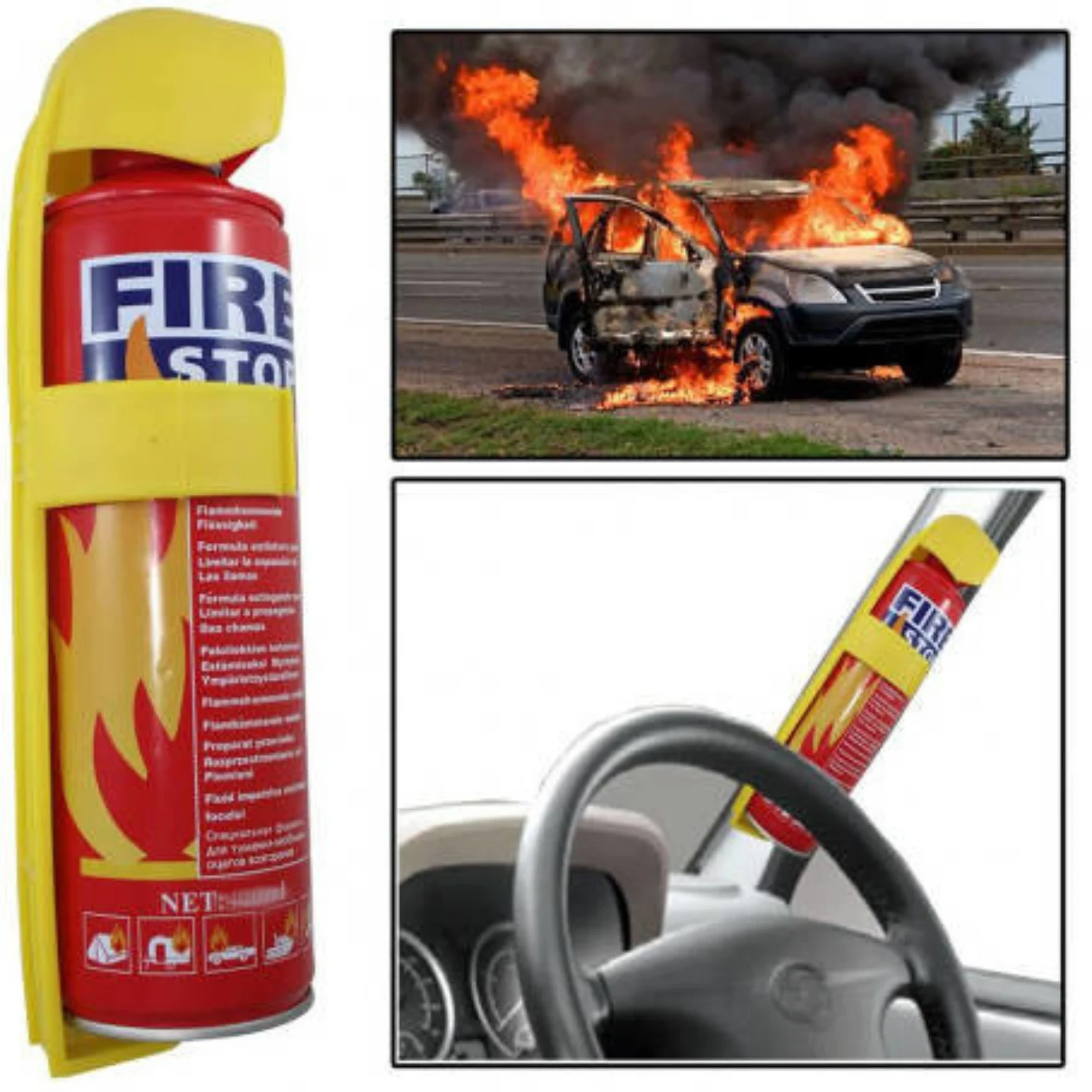 Fire Stop Spray 500ml / 1 Liter Price in Bangladesh | Fire Resistant Protective Coating Spray BD